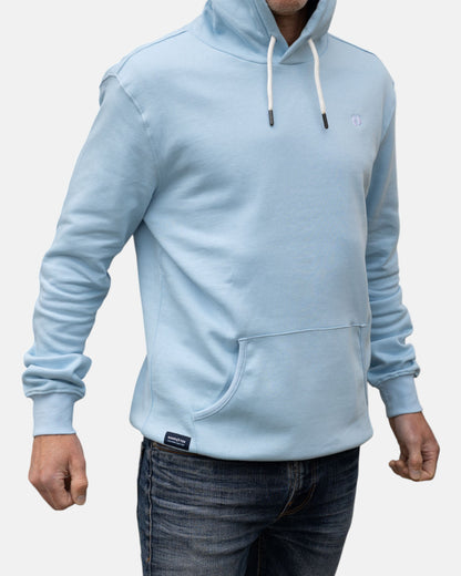 Icon Feet Organic Cotton Hoodie - Powder Blue