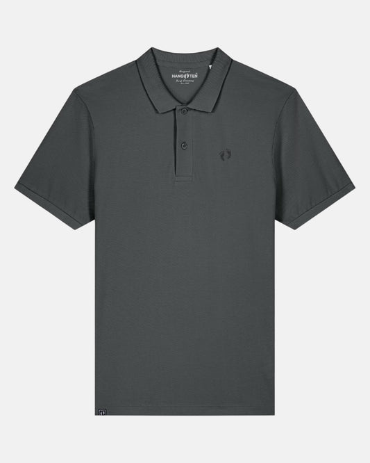 Icon Organic Cotton Polo Shirt - Anthracite