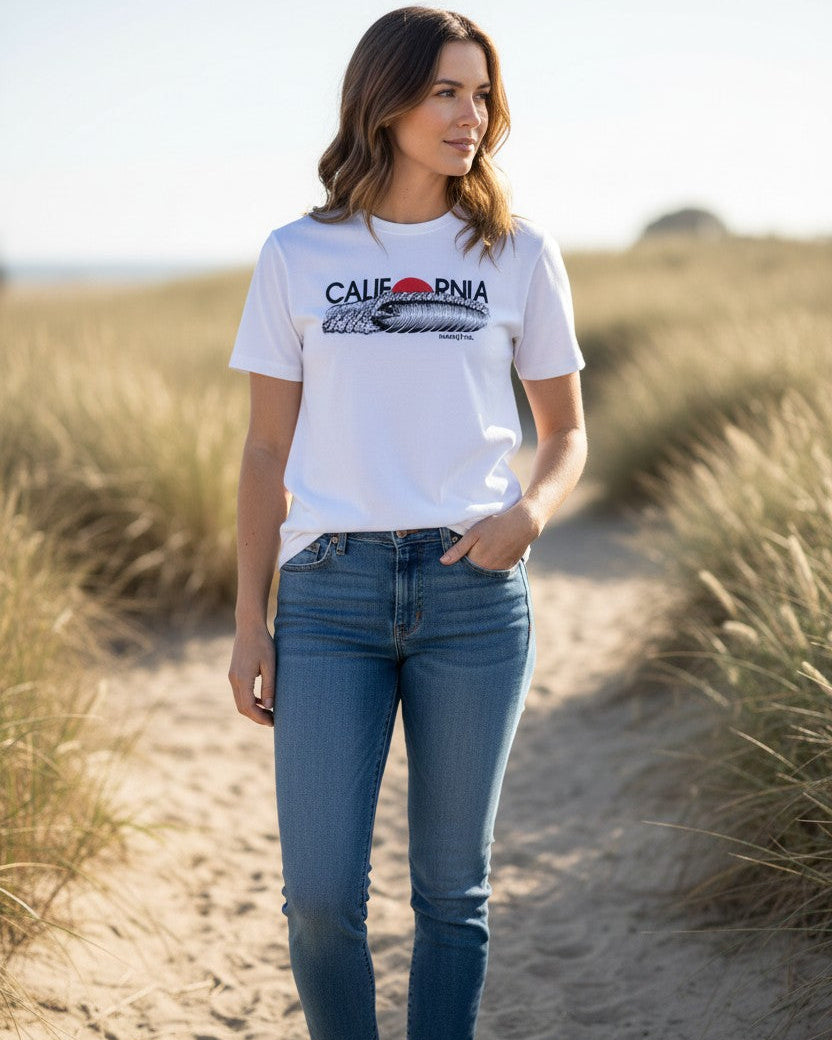 California Organic Cotton T-shirt - White W