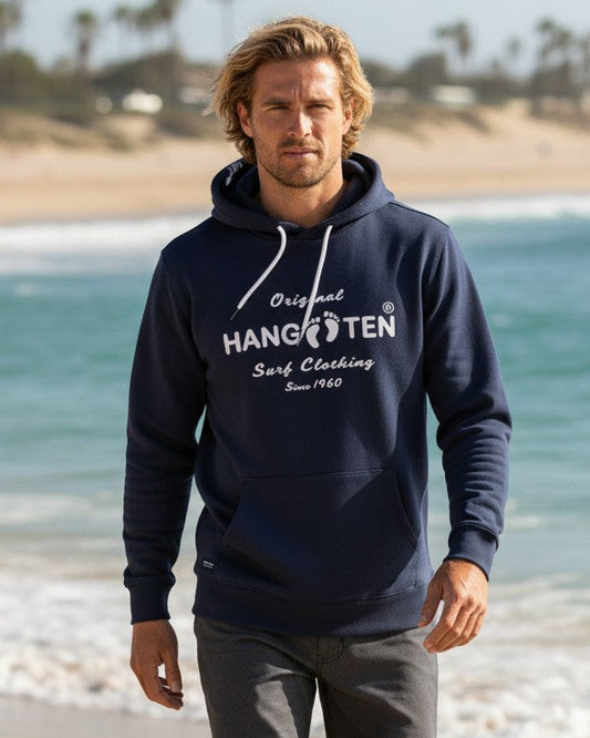 Classic Logo Organic Cotton Hoodie - Mood Indigo