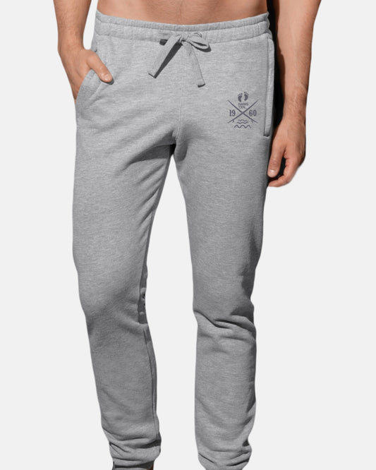 Cross Boards Sweatpants - Grey melange