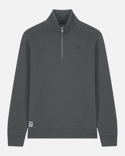 Quarter Zip Sweatshirt - Anthracite W