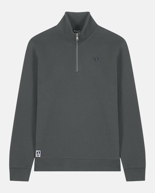 Quarter Zip Sweatshirt - Anthracite W
