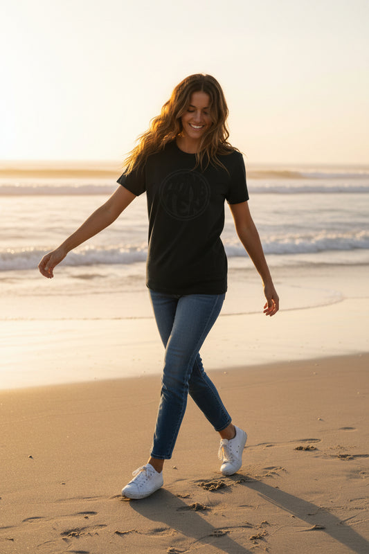 Hang Ten Surfer T-shirt - Black