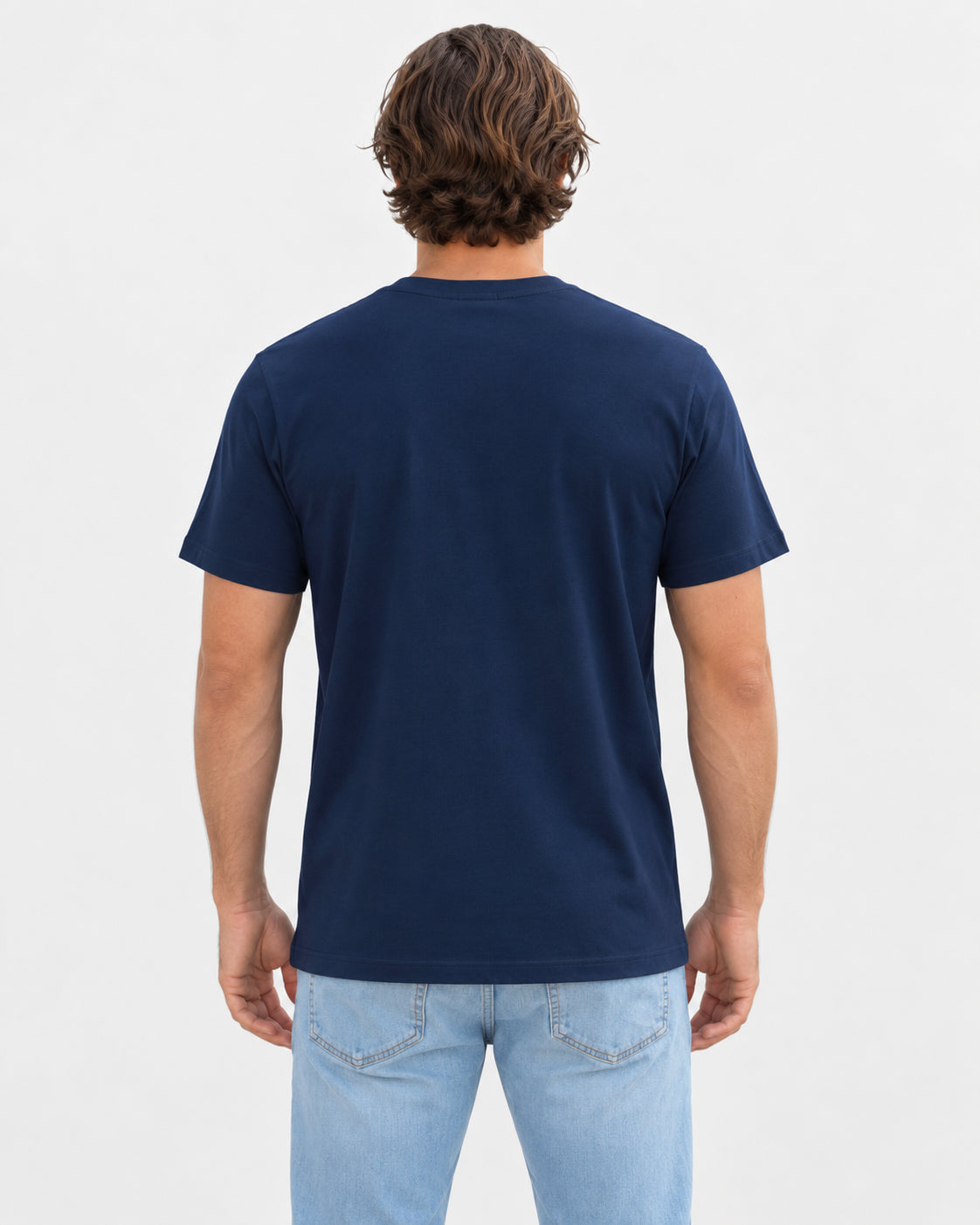 Hang Ten Icon T-shirt Navy – studio back