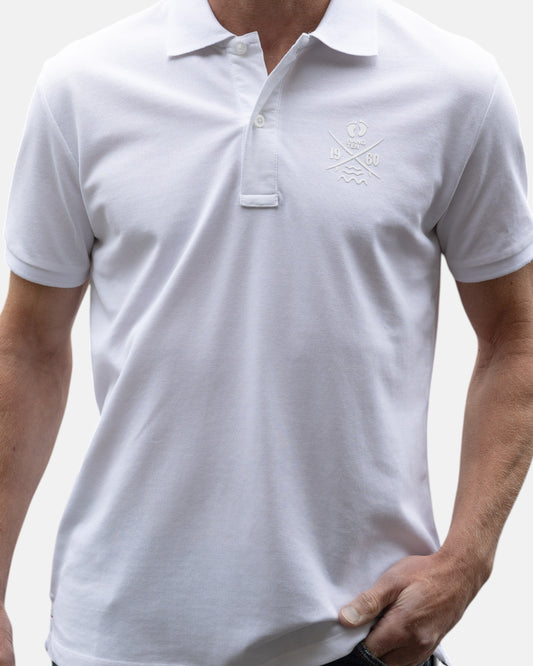 Icon Organic Cotton Polo Shirt - White