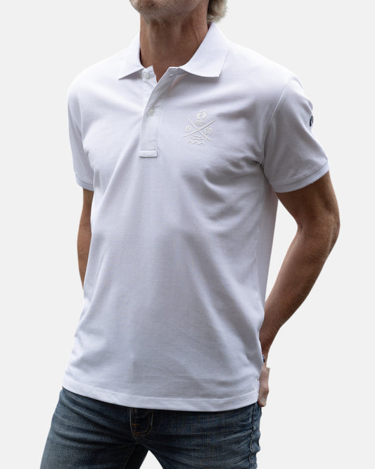 Icon Organic Cotton Polo Shirt - White