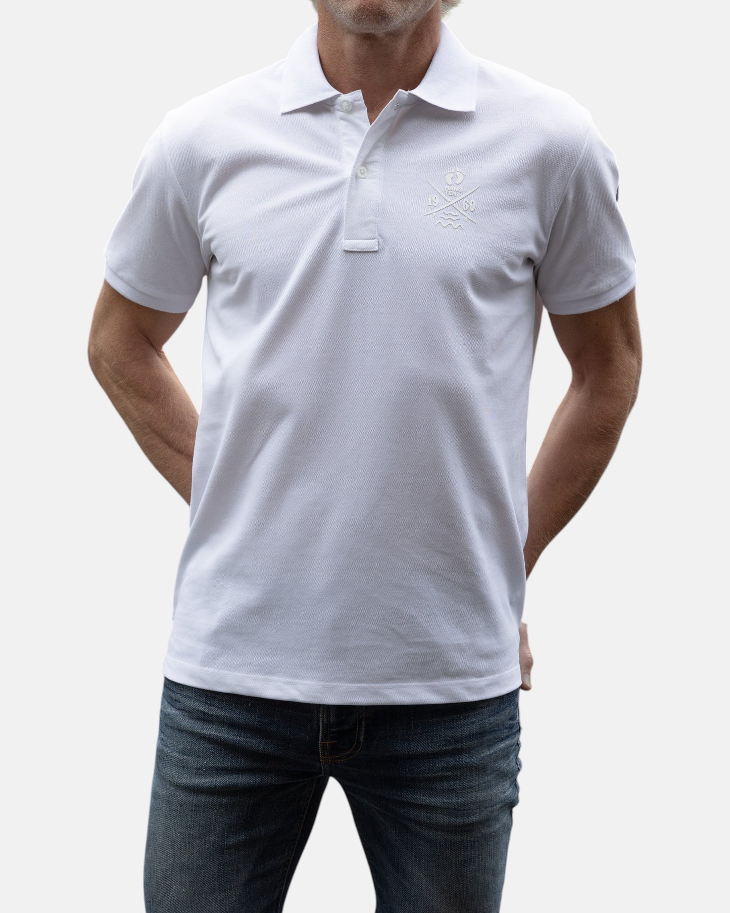 Icon Organic Cotton Polo Shirt - White