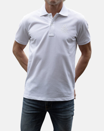 Icon Organic Cotton Polo Shirt - White