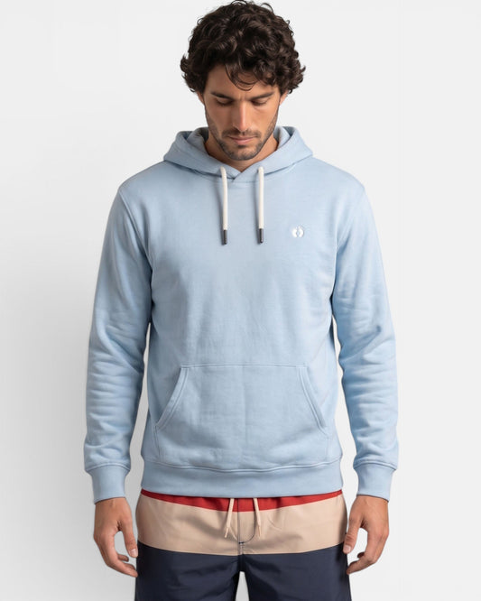 Icon Hoodie i färgen Powder Blue.
