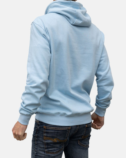 Icon Feet Organic Cotton Hoodie - Powder Blue