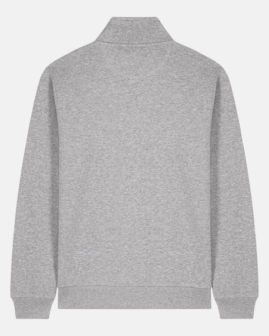 Quarter Zip Sweatshirt - Heather Grey W
