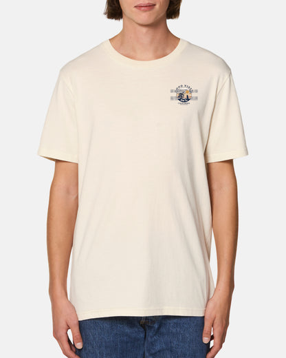Hang Ten Good Vibes T-Shirt – gebrochenes Weiß