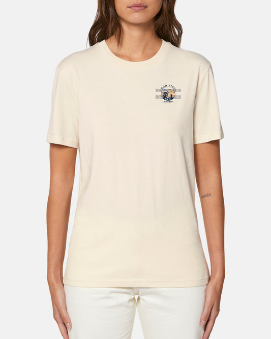 T-shirt Hang Ten Good Vibes W - Blanc cassé