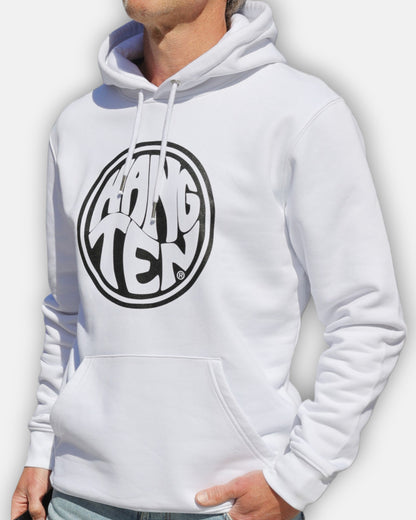 Hang Ten Surfer Hoodie - White