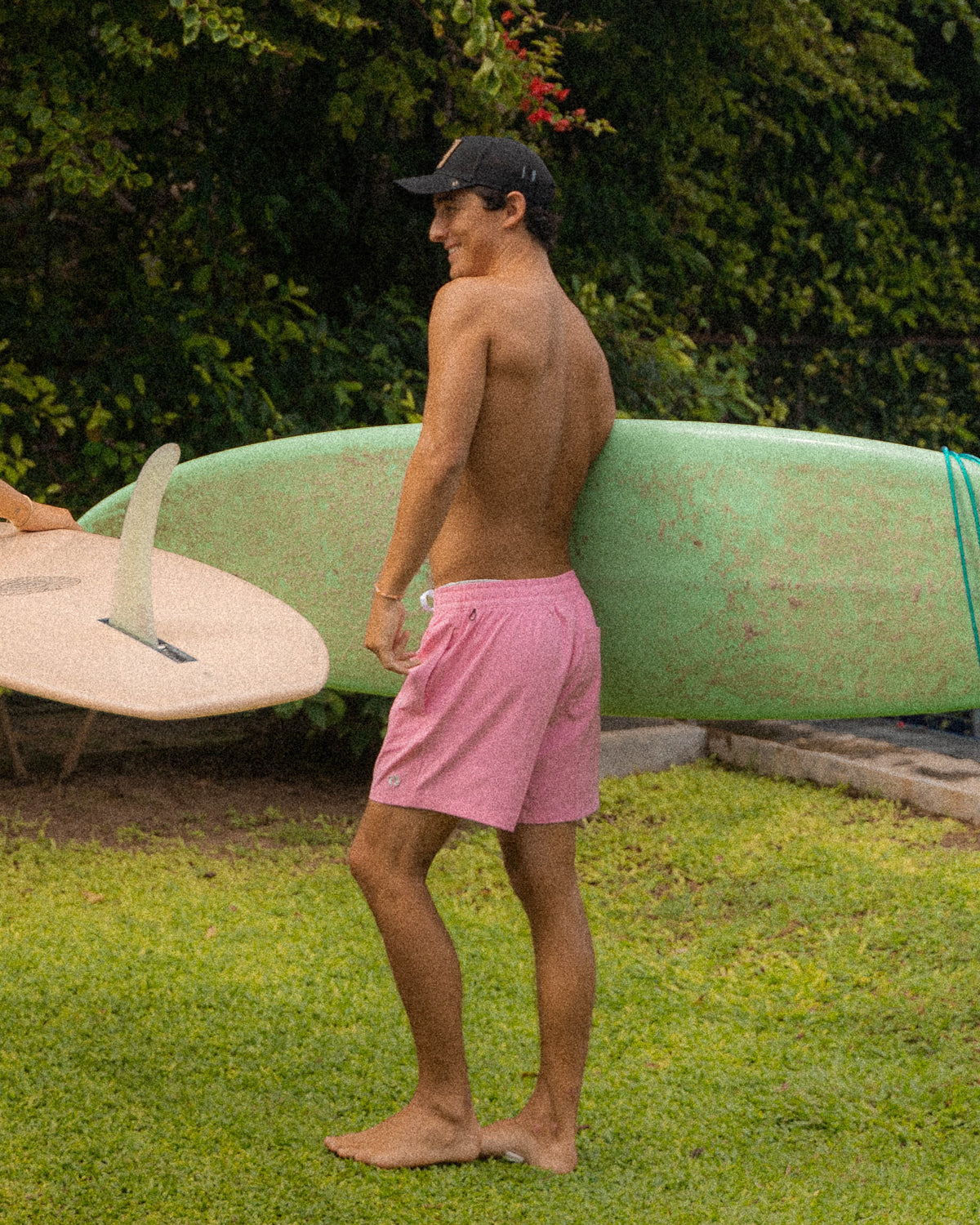 Shorts de bain Icon 15' - Rose