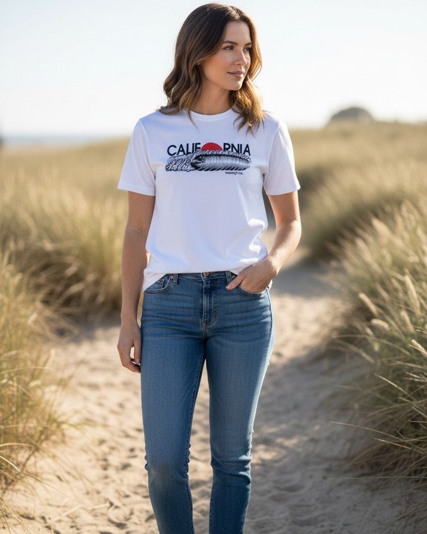 California T-shirt – White W - T-shirtsHang Ten
