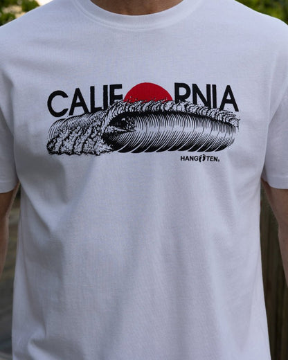 California T-shirt – White - T-shirtsHang Ten