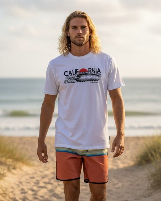 California T-shirt – White - T-shirtsHang Ten