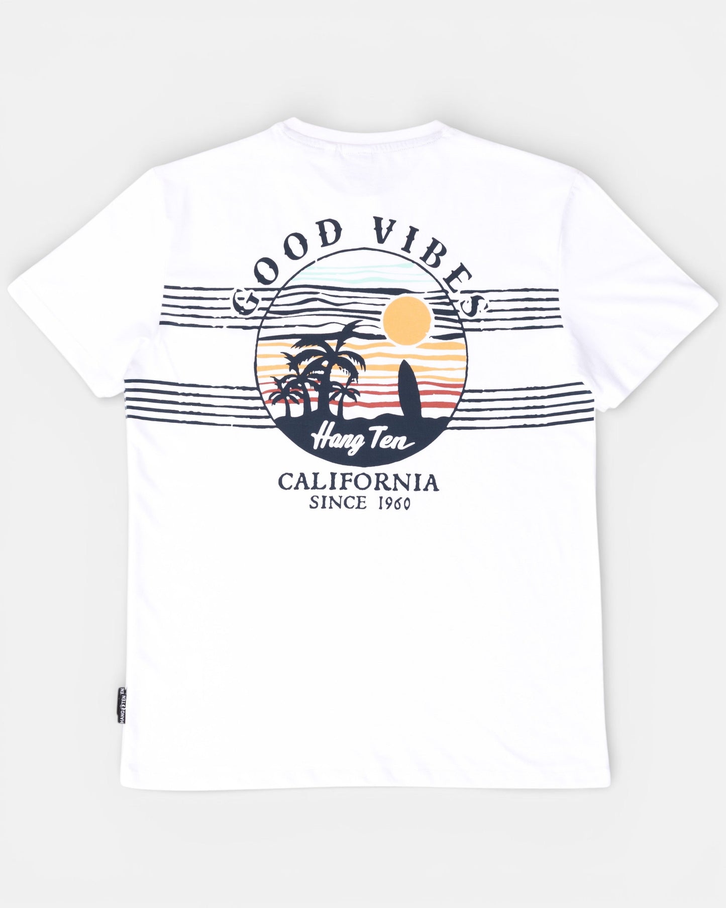 Good Vibes T-shirt – White - T-shirtsHang Ten