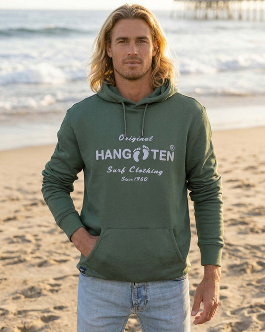 Classic Logo Organic Cotton Hoodie - Laurel Wreath