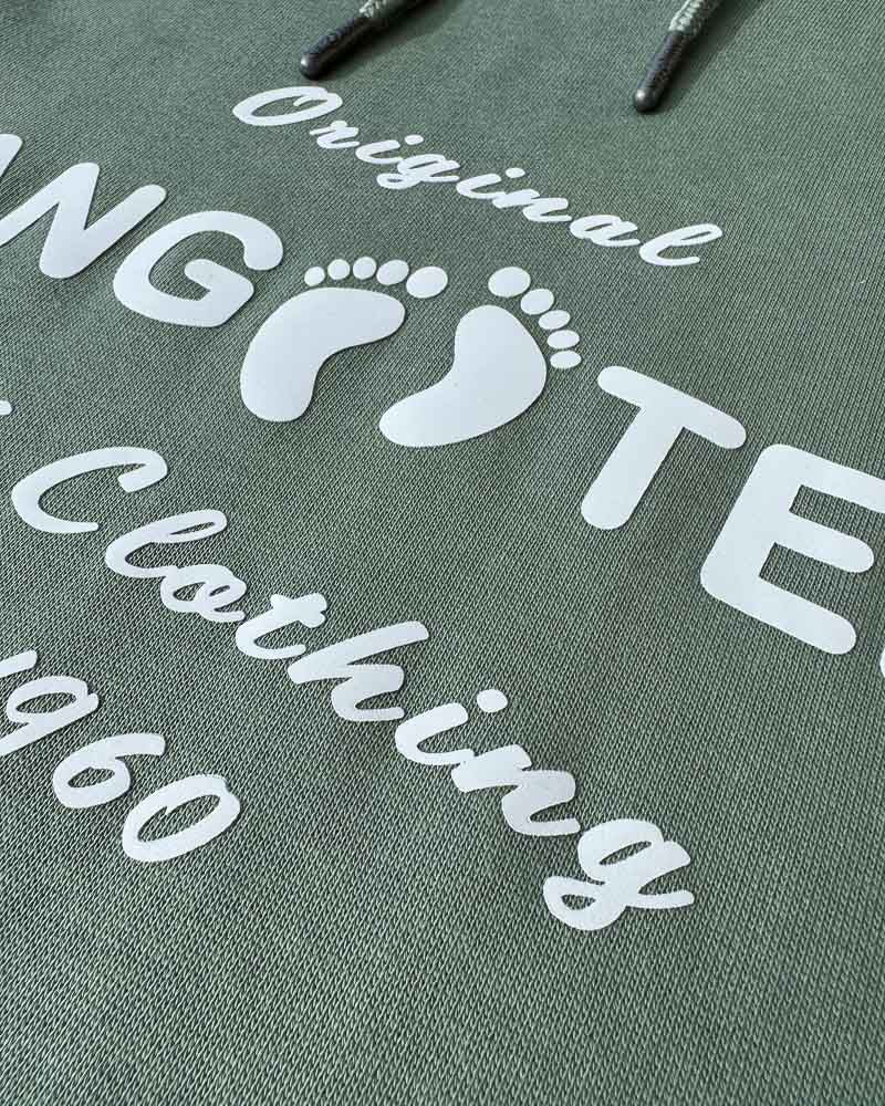 Classic Logo Organic Cotton Hoodie - Laurel Wreath
