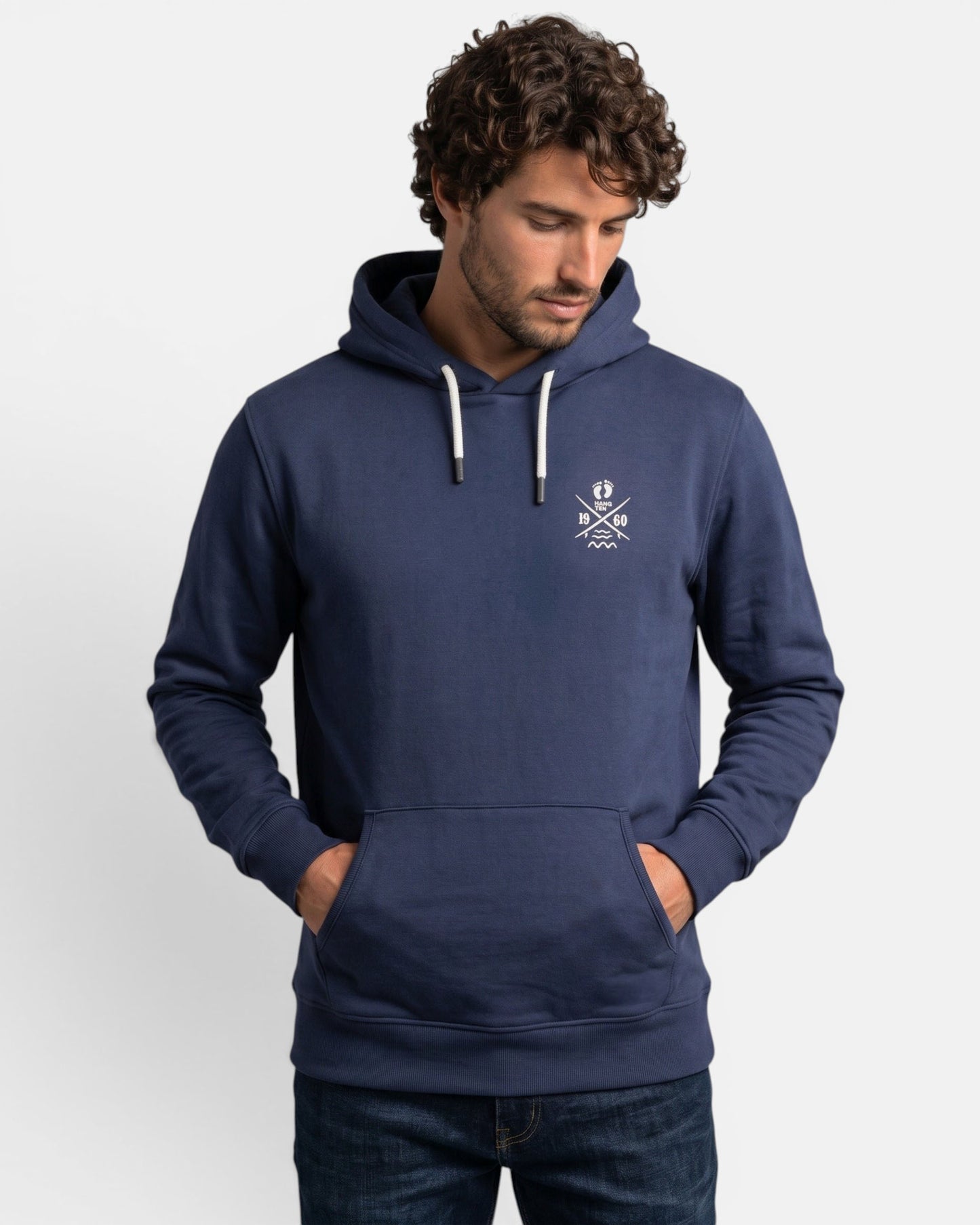 Cross Boards Hoodie - Mood Indigo