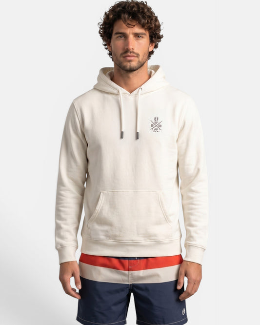 Cross Boards Hoodie - Off White