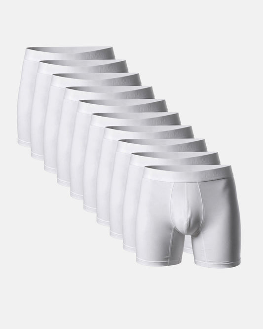 Hang Ten Bamboo Boxers white 10 pack