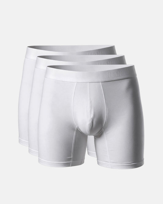 Hang Ten Bamboo Boxers white 3 pack