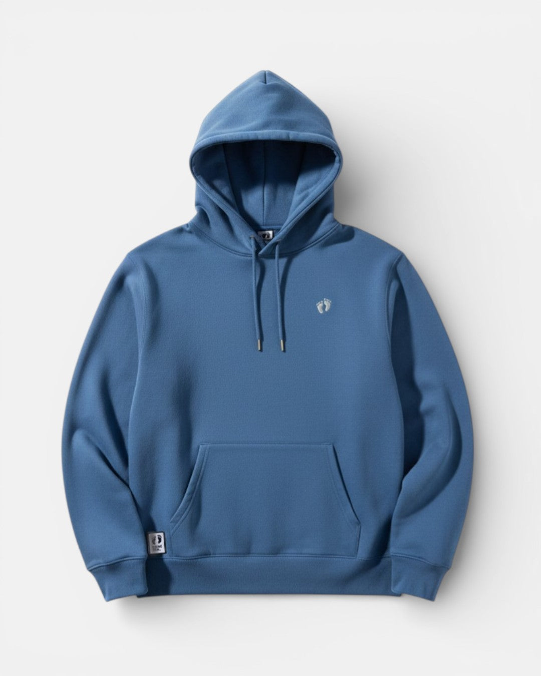 Icon Feet Organic Cotton Hoodie - Mindful Blue