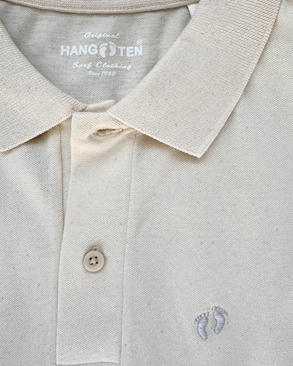 Icon Polo Shirt - Natural Raw
