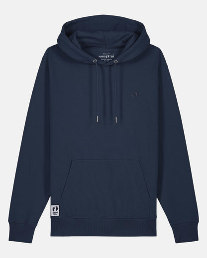 Icon Feet Organic Cotton Hoodie - French Navy W