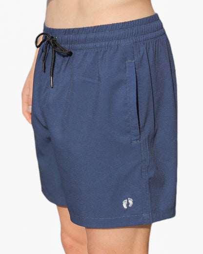 Shorts hybrides de natation avec collants intérieurs - Marine
