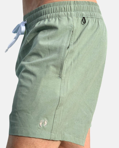Icon Swim Shorts - Green - SwimshortsHang Ten