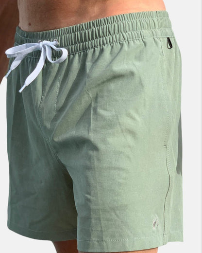 Icon Swim Shorts - Green - SwimshortsHang Ten