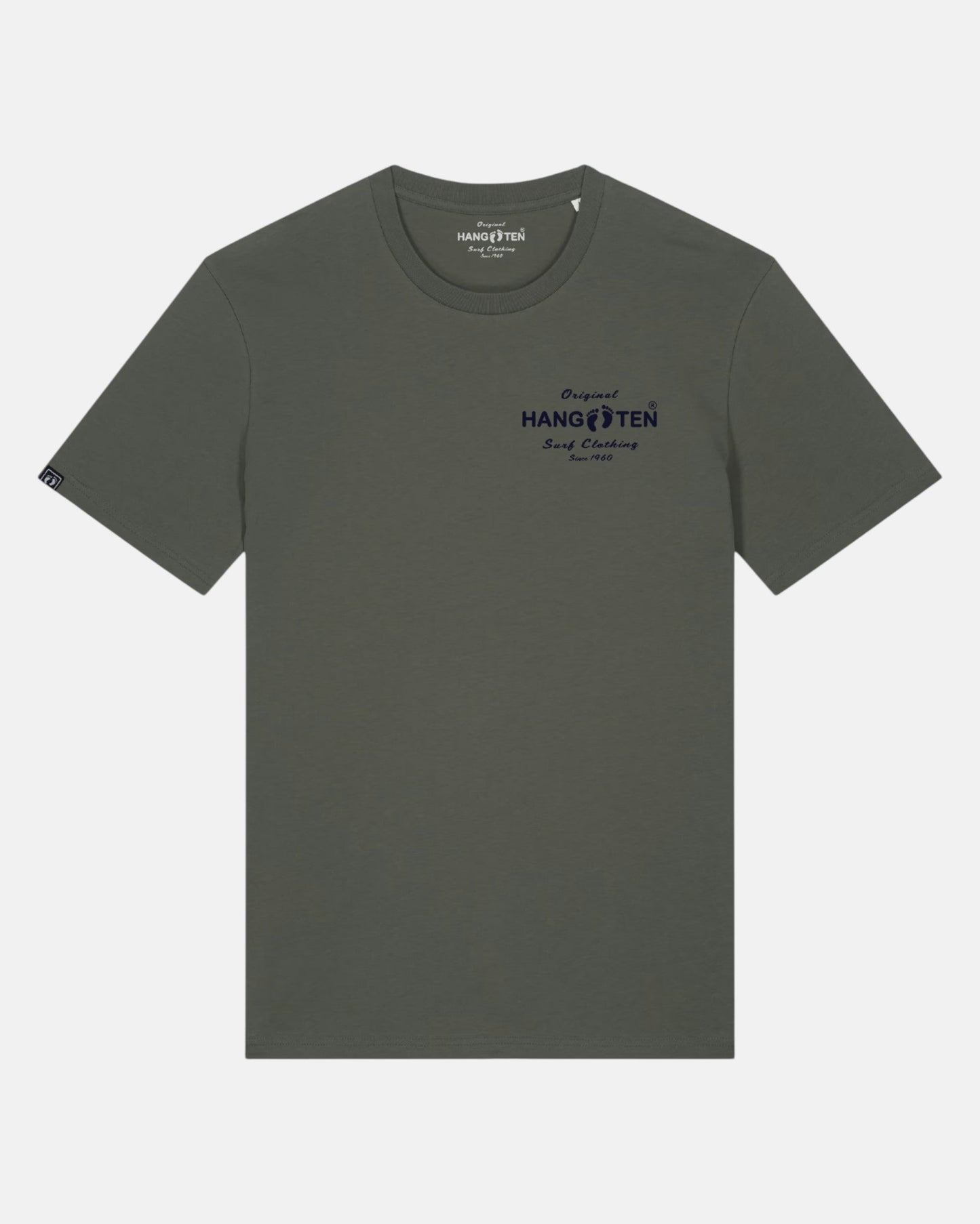 Original Logo T-shirt – Green Khaki W - T-shirtsHang Ten