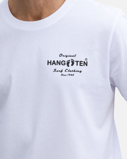 Original Logo T-shirt – White - T-shirtsHang Ten