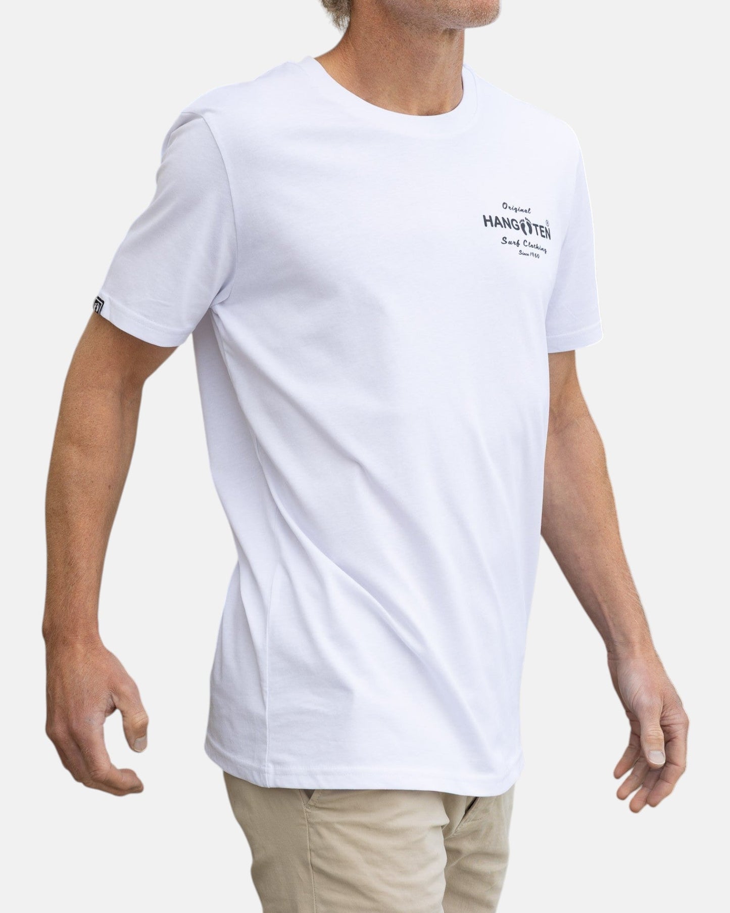 Original Logo T-shirt – White - T-shirtsHang Ten