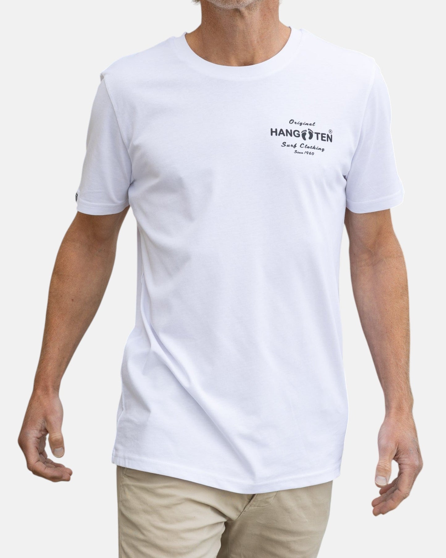 Original Logo T-shirt – White - T-shirtsHang Ten