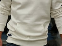 Icon Feet Organic Cotton Hoodie - Off White