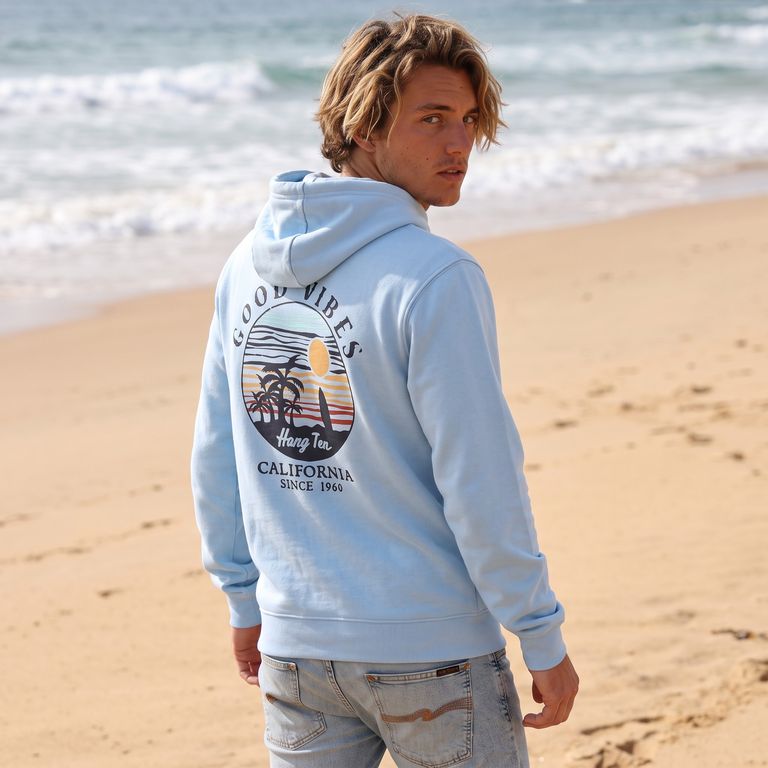 Good Vibes Hoodie lifestyle – Hang Ten
