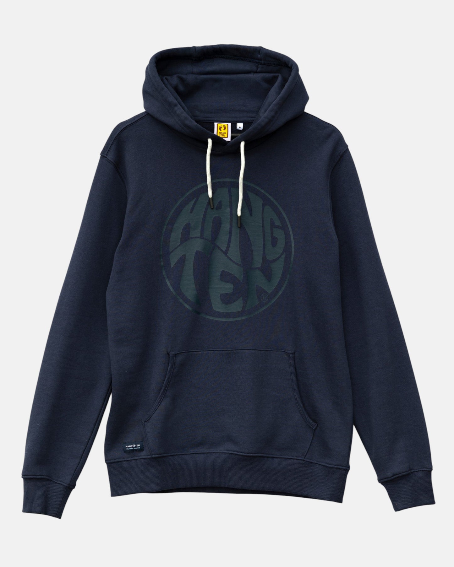 Vintage Logo Organic Cotton Hoodie - Mood Indigo - HuvtröjorHang Ten