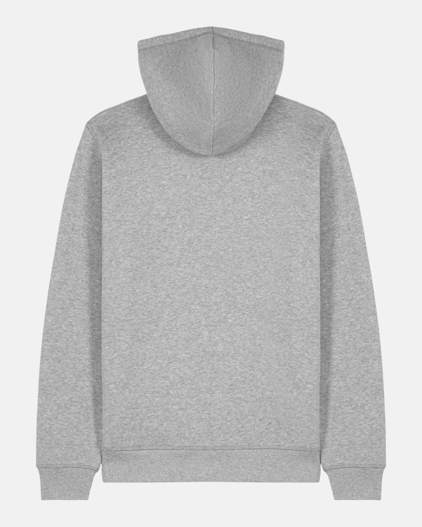 Zip Organic Cotton Hoodie - Heather Grey