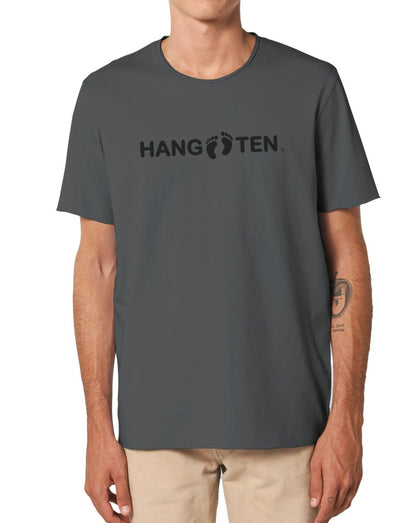 Hang Ten Raw Classic Logo T-shirt - Anthracite Grey