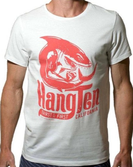 Hang Ten Shark T-shirt – White