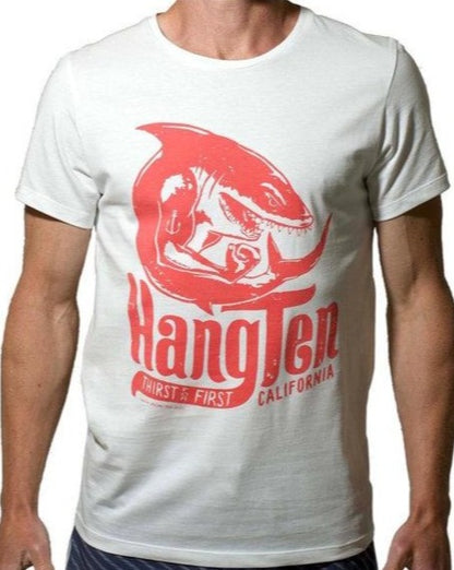 Hang Ten Shark T-shirt – White