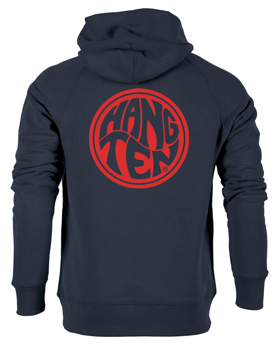 Hang Ten Vinyl Hoodie - Navy